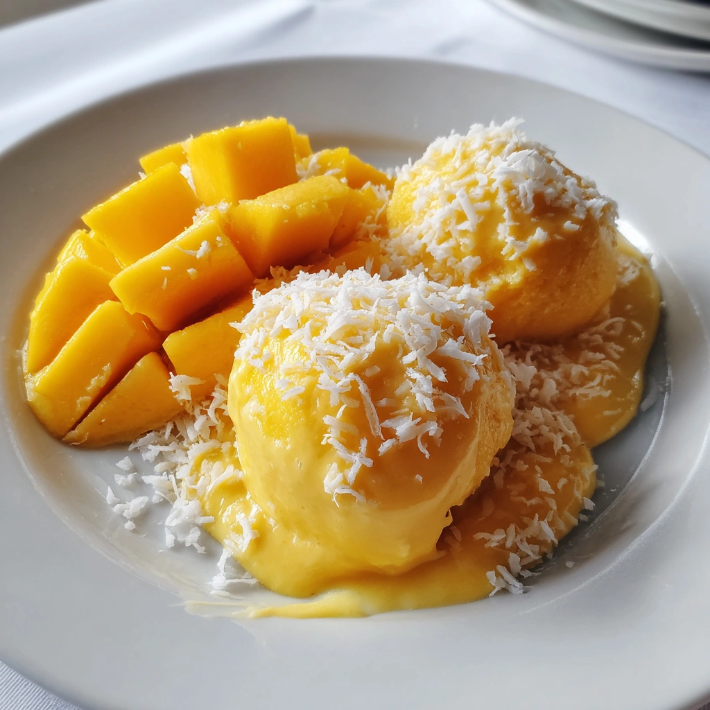 Mango Klebreis Smoothie für tropischen Genuss: Erlebe den Geschmack!