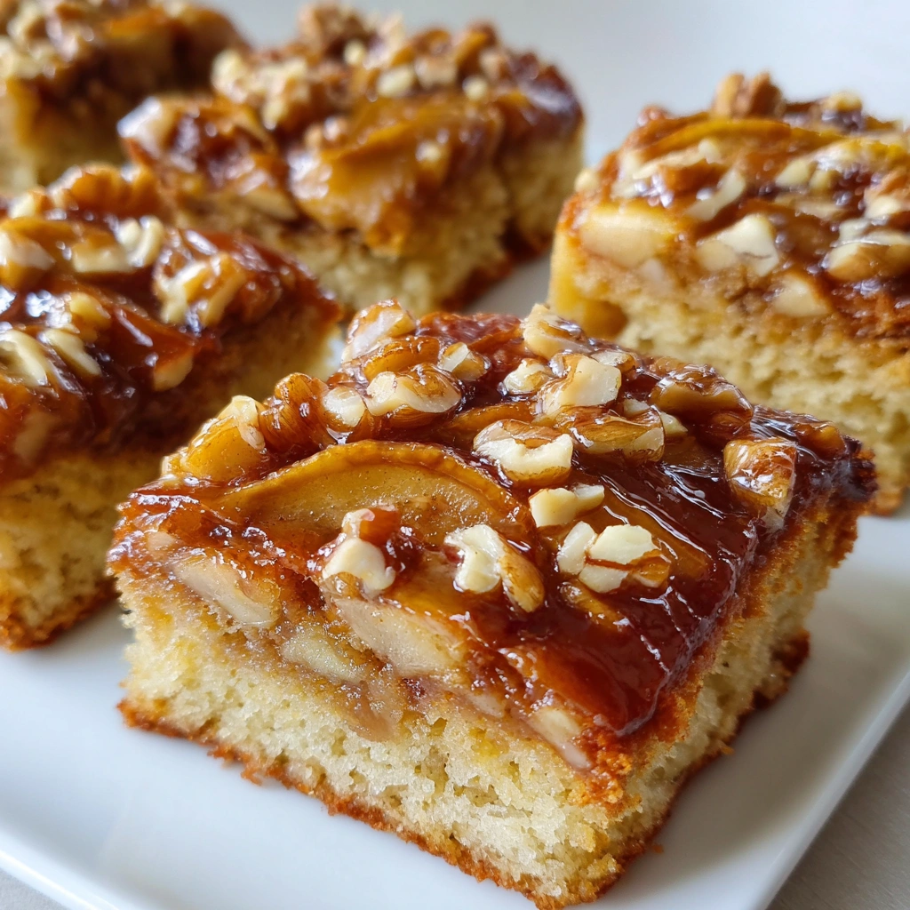 Schneller, saftiger Low Carb Apfel-Nusskuchen begeistert!